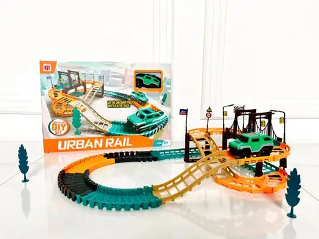 ELECTRIC URBAN RAIL 888-66 სათამაშო მანქანა ტრასებით, 3 image