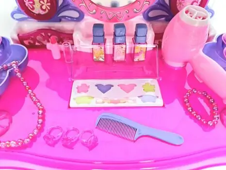 Dressing Table Set with loads of accesories 008-60 საბავშვო ტრილიაჟი, 4 image