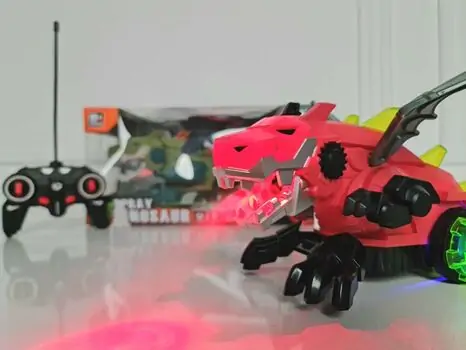 Spray Dinosaur FN617-1 სათამაშო დინოზავრი დისტანციური მართვით და ორთქლის ეფექტით, 3 image