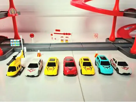 Rail car park big version 130 სათამაშო ოთხსართულიანი პარკინგი, 2 image