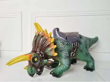 Mount one meter giant triceratops 7077 გადასაჯდომი დინოზავრი, 6 image