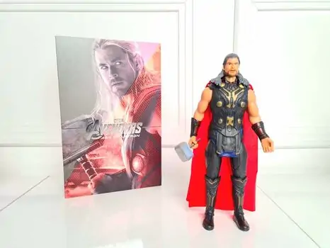 AVENGERS THOR WITH CLOAK AND HAMMER 3322 MARVEL-ის სუპერგმირი თორი, 2 image