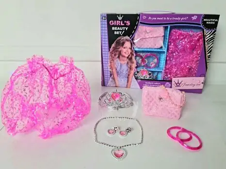 Girl's Beauty Set Pink 601-4 პრინცესას ფორმა, 2 image