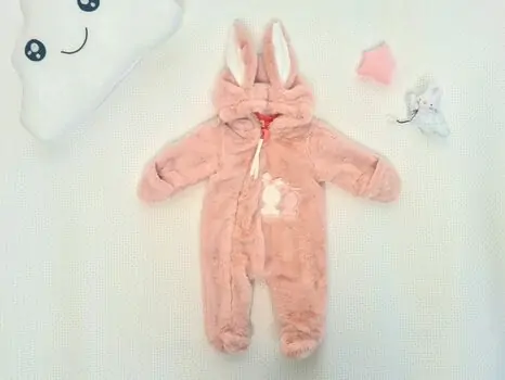 My Little Bunny 2107 AnnaBabba საბავშვო კომბინიზონი Peach