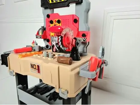 Mobile Tool Table 2 in 1 For Kids 8035A სათამაშო ინსტრუმენტების ნაკრები, 5 image
