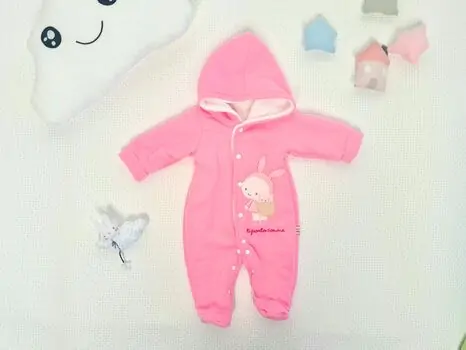 Baby Jacket 21-562 Maibella საბავშვო კომბინიზონი Pink