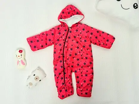 Baby Jacket STARS MuratBaby 2028 საბავშვო ქურთუკი RED
