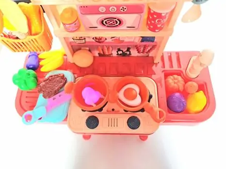 MODERN KITCHEN TABLEWARE SET PINK ფუნქციური საბავშვო სამზარეულო OT2117, 2 image