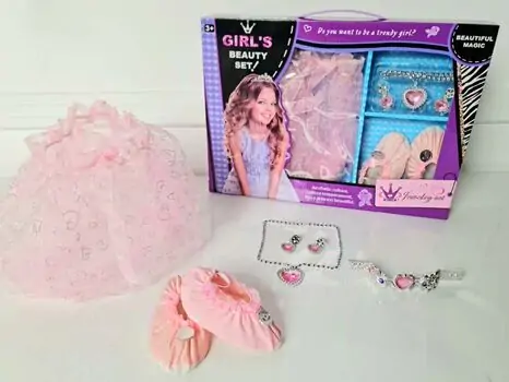 Girl's Beauty Set Pink 601-2 პრინცესას ფორმა, 2 image