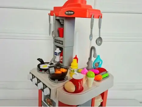 Talented Chef Kitchen Play For Kids Orange 922-127 ფუნქციური საბავშვო სამზარეულო, 2 image