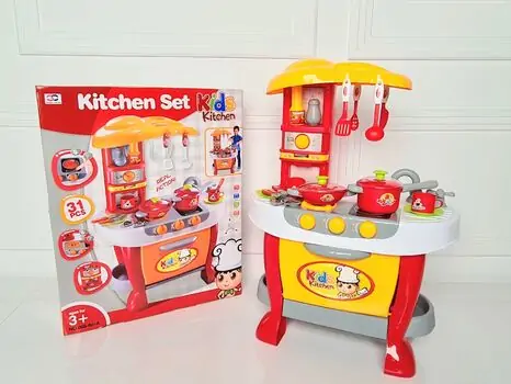 Touch Sensitive Kitchen Set 008-801A ფუნქციური საბავშვო სამზარეულო, 2 image