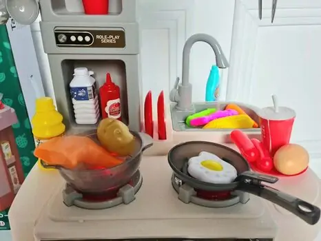 Tableware set Cute Version Desk ფუნქციური საბავშვო სამზარეულო, 2 image