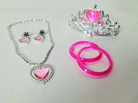 Girl's Beauty Set Pink 601-4 პრინცესას ფორმა, 3 image