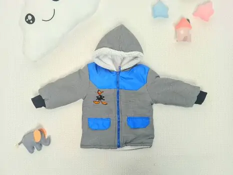 Daffy Duck Jacket MuratBaby 3001 საბავშვო ქურთუკი Blue