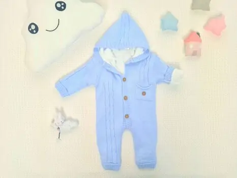 Baby Romper 052 STAR საბავშვო რომპერი Blue