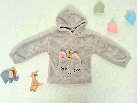 UNICORN ALG 623499 საბავშვო გრძელ მკლავიანი მაისური GREY