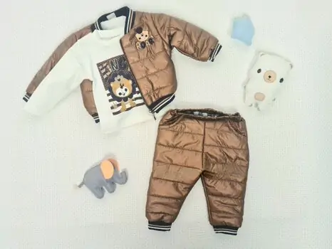 Jacket 3in1 Set Roar! 1197 საბავშვო ქურთუკის  კომპლექტი Brown