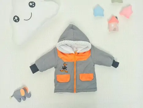 Daffy Duck Jacket MuratBaby 3001 საბავშვო ქურთუკი Orange