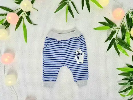 Puan Baby Lovely Bear 4911 Blue ჩვილის შარვალი