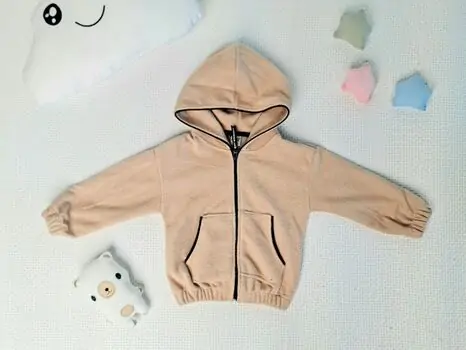 Lovely Hoodie  ALG Beige 623643 საბავშვო გრძელ მკლავიანი მაისური