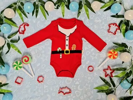 Gingerbread Baby BEBIO 2170 ჩვილის ბოდე Red
