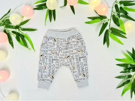 Puan Baby Lovely Dog & Bear 4917 Silver ჩვილის შარვალი