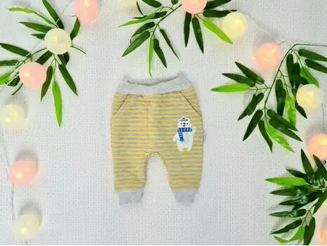 Puan Baby Lovely Bear 4911 Yellow ჩვილის შარვალი