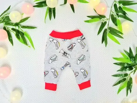 Puan Baby Lovely Pants 4917 Red ჩვილის შარვალი