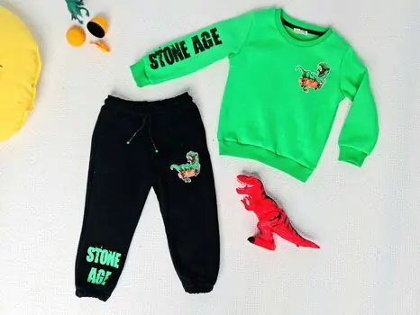 Stone Age 2IN1 SET ALG 223470 Green საბავშვო სპორტული ორეული