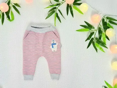 Puan Baby Lovely Bear 4911 Pink ჩვილის შარვალი