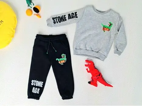 Stone Age 2IN1 SET ALG 223470 Silver საბავშვო სპორტული ორეული