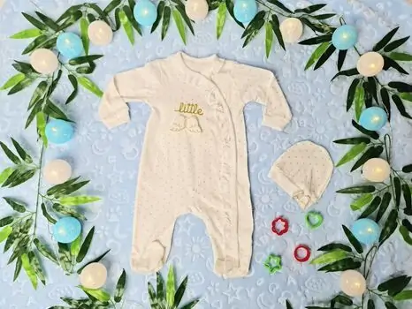 Little Romper MURATBABY 6467 White საბავშვო რომპერი