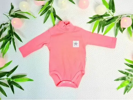 Puan Baby Sweet Star Style 164 Light pink ჩვილის ბოდე
