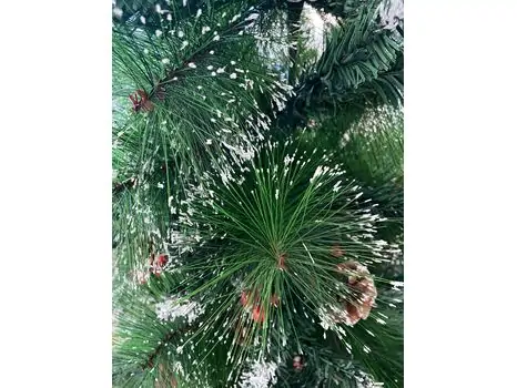 Christmas Tree With Pine Cones And Berries 180 CM ნაძვის ხე დათოვლილი ბოლოებით გირჩით და კენკრით (OT024), 19 image