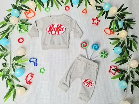 KITKAT Set Silver 1002 საბავშვო ტანსაცმლის ნაკრები