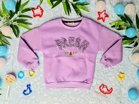 Watermelon Love ALG Purple 623629 საბავშვო გრძელ მკლავიანი მაისური