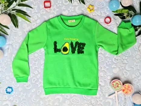 Cultivate Love ALG Green 723563 საბავშვო გრძელ მკლავიანი მაისური