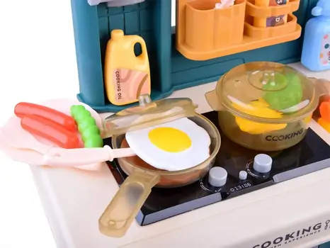 Western Kitchen Set Green 858A ფუნქციური საბავშვო სამზარეულო, 3 image