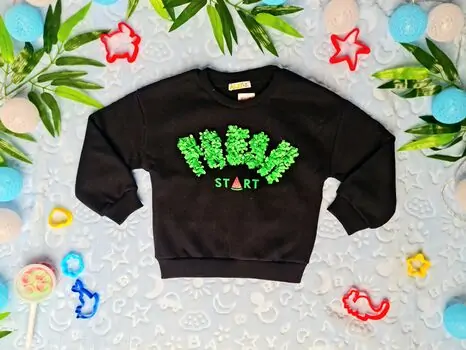 Watermelon Love ALG Black 623629 საბავშვო გრძელ მკლავიანი მაისური