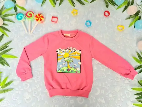 Good Vibes ALG 623475 Pink გრძელ მკლავიანი მაისური