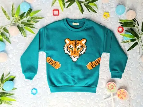 Sweater For Baby Tiger ALG 223629 Dark Blue გრძელ მკლავიანი მაისური