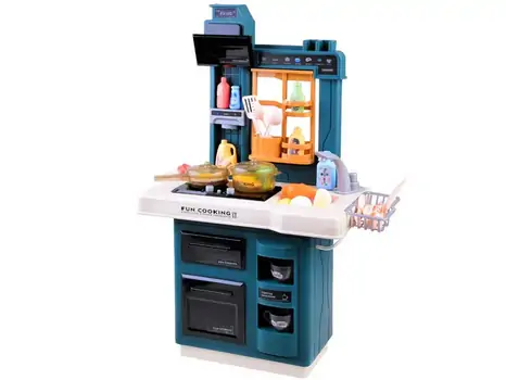 Western Kitchen Set Green 858A ფუნქციური საბავშვო სამზარეულო, 2 image