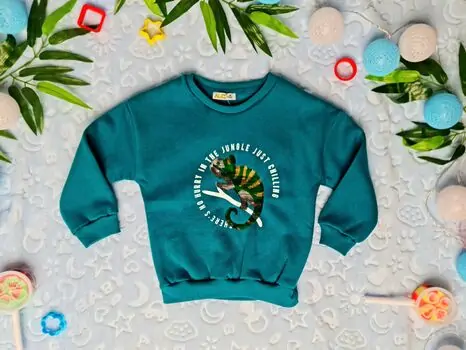chameleon In The Jungle ALG Blue 223550 საბავშვო გრძელ მკლავიანი მაისური
