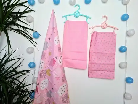 Caramell newborn baby blanket ახალშობილის გასახვევი 9035 pink