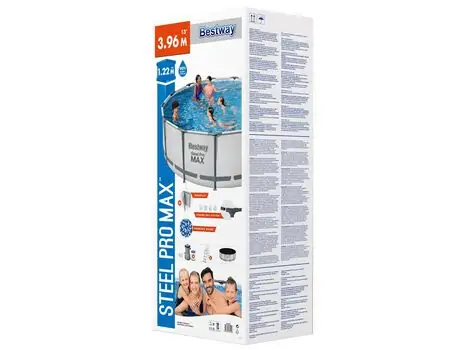 Bestway 5618W-Steel Pro Max Pool Set კარკასული აუზი ფილტრით, 10 image