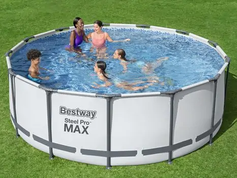Bestway 5618W-Steel Pro Max Pool Set კარკასული აუზი ფილტრით, 2 image