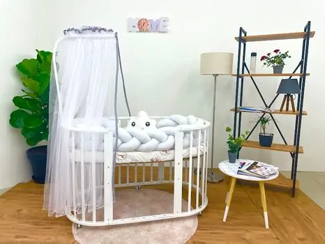 white EGGER with White Set ხის ტრანსფორმერი საწოლის კომპლექტი, 2 image