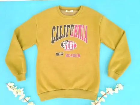 CALIFORNIA ALG 823472 beige გრძელ მკლავიანი მაისური