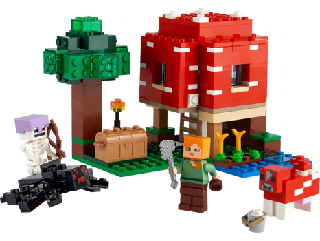 Lego Minecraft  21179 The Mushroom House, 3 image
