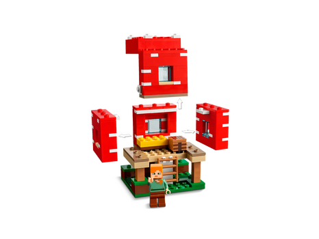 Lego Minecraft  21179 The Mushroom House, 6 image